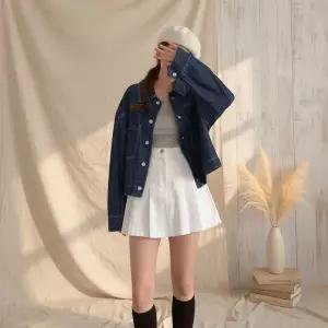 [하프클럽/]여성 빅사이즈 캐쥬얼 일상 진 자켓