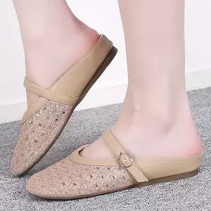 [하프클럽/더힐]더힐슈즈 메쉬 비즈 여성여자 구두 정장화 단화 로퍼 플랫