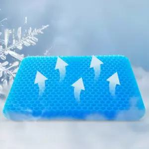 (커버 포함) 에어젤 쿨링 방석 아이스 벌집 쿨방석