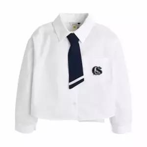 컬리수 HC04 아이돌스쿨크롭셔츠 아동 키즈 초등 주니어 봄 여아 여자아아