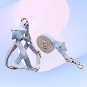 고양이 가슴줄 가벼운 고리형 개줄 핸즈프리 로프형