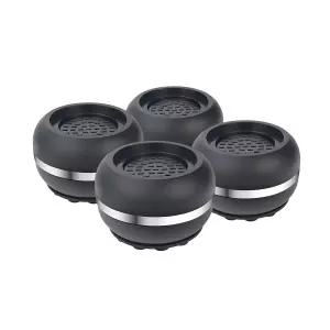 세탁기용 TAGEPOR 방진 패드 4Pcs 매트 격리 보행 중지 소음 및 흔들림 감소 세탁기 건조기 고무