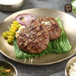 천하일미 홍석천 이원일 직화 떡갈비 10팩 20장 햄버거패티