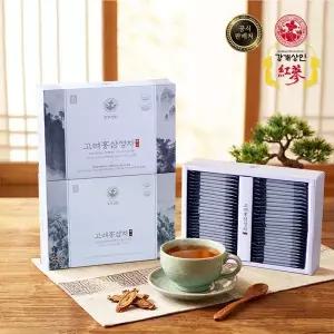 강개상인 고려홍삼정차 고려홍삼차 2종 세트(50포x50포 총 100포) 6년근 맛과 향을 즐겨보세요