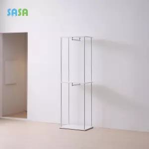 엘린 미드센츄리 600 2단 짧은행거 옷장