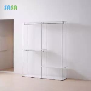 엘린 미드센츄리 1540 2단 헹거옷장