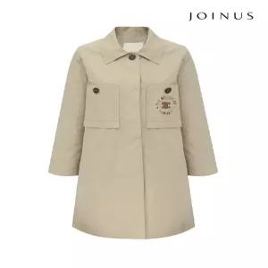 [조이너스][조이너스]포켓 자수 카라 코트-JU24CH1102409A