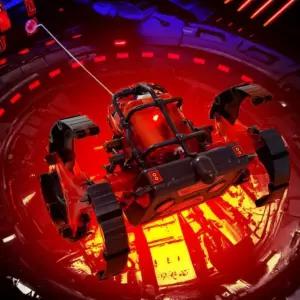 무선 후크 휠 로봇 2.4Ghz 조종 장난감 RC 작동 모형 교구