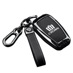 도요타 크라운 키케이스 키홀더 버클 선물 고급 메탈 새차 합금 블랙 브라