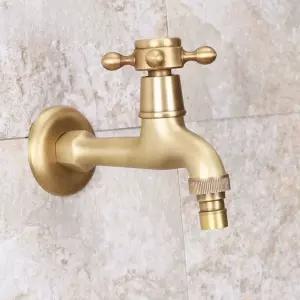 아우얼스룸 황동 수도꼭지 청동 마당 각형 인테리어 펜션 밸브 야외 주방