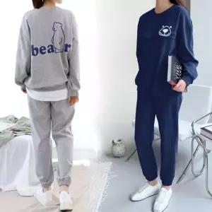 긴팔 수유복 세트 맨투맨 수유티셔츠 임부 바지 셋업 홈웨어 임산부 트레이닝복