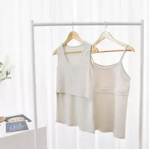 민소매 수유티 수유나시 여름 수유복 잠옷 지퍼 덮개 탑