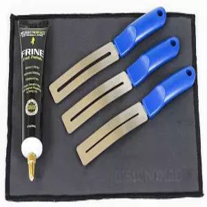 MusicNomad 5개. 프렛보드 가드 폴리시 천이 포함된 FRINE 프렛 폴리싱 키트 MN124