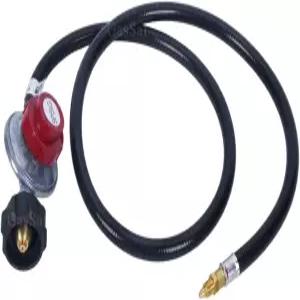 튀르키예 프라이어 실외 조리기 버너 등을 위한 CSA 인증 4FT LPG 호스가 장착된 GasSaf 고압 프로판