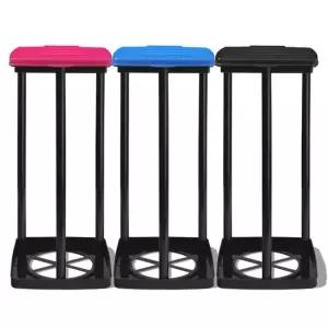 가정용 쓰레기 재활용 봉투 거치대 3P 가정용분리수거함