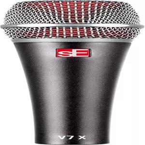 스튜디오에서 라이브 공연 및 악기 녹음을 위한 SE Electronics V7 X 다이내믹 마이크 피드백 전에 큰