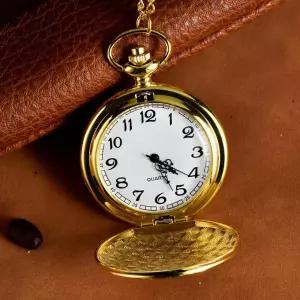 클래식 빈티지 회중시계 골드 포켓 체인
