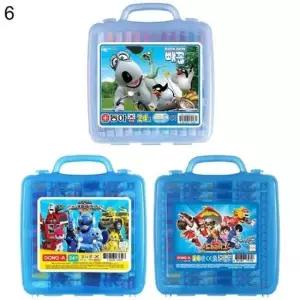 [문구/오피스] 크레파스 24색 남아용 파랑 캐릭터랜덤 6세트