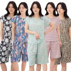 시원한 자카드 인견 셋업 여성 홈웨어 상하세트