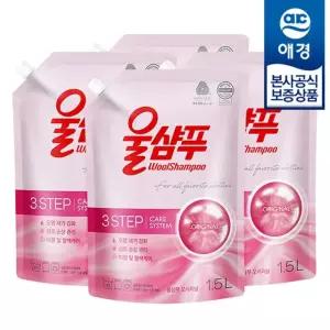 [eTV][애경] 울샴푸 오리지널 중성세제 리필 1.5L x4개