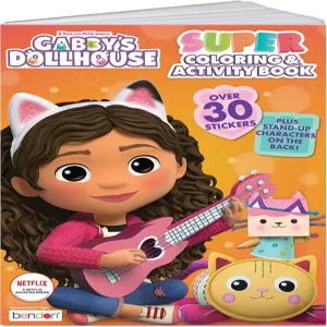 벤든 개비 인형의 집 색칠하기 책 30개 이상의 스티커 144페이지 공식 라이선스