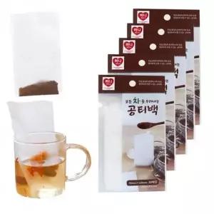 차우림백 150매 일회용 티백 커피 여과지