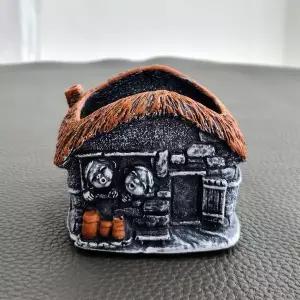 마블 패턴 다육 식물용 대형 화분 10x9x9cm 인테리어 소품