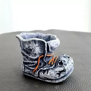 수지 마블 대형 다육 식물 화분 10x10cm 인테리어 소품