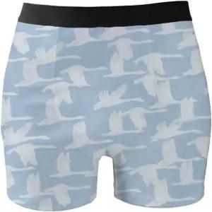 데오비지 쿨링 속옷 여성 소프트 블루 베이스 숏 복서 브 운동 조깅