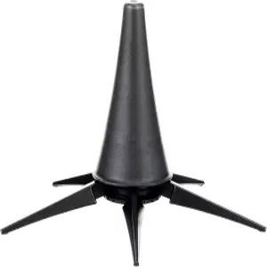 AUXBC 휴대용 클라리넷 스탠드 홀더 블랙 메탈 접이식 5다리 안정형 지지 브래킷 경량 관악기