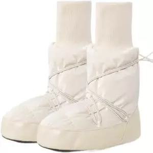 겨울 댄스 부츠 여성 발레화 워밍업 부티 소프트 솔드 코튼 안티스퀴드 발레리나 트레이닝화