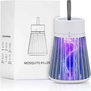 가정 및 캠핑용 충전식 버그 재퍼 안전 그리드가 있는 모기 보라색 빛이 무선 플라이 트랩 실내/외용