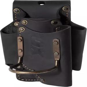 OX 툴스프로 오일 태닝 가죽 컴팩트 5in1 해머 저격 나이프 연필 홀더 데일리 캐리 탑 그레인 및 스티칭