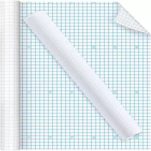 책용 투명 접촉 종이 롤 18인치 x 10피트 필 앤 스틱 셀프 접착 책 커버 보호대 공예 조리대 교실