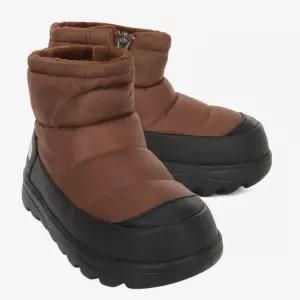 [매장판] 노스페이스 키즈 패딩 신발 아동 방한화 부띠 숏 다크 브라운 NS87