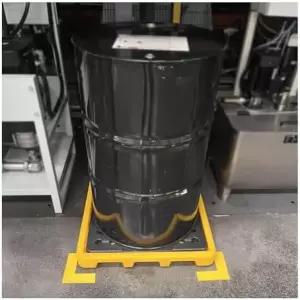 팔레트 개러지 월 랙 산업용 모듈식 유출 플랫폼 격납 창고 미니 오일 트레이 스택형 컨테이너 1 드럼