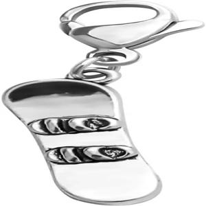 초로 스노보더 선물 3D 스노보드 펜던트 클립온 참 백팩 지퍼 풀 팀