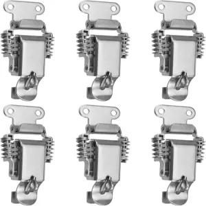 3인치 스프링 토글 래치 클램프 6Pcs 스테인리스 스틸 로드 드로우 공구함 도어 후드 잠금 캐치 버클