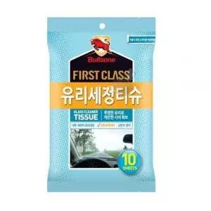 자동차 J2E8O1N2 투명한 유리세정 티슈10매 유리크리너
