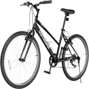 Max4out 26인치 7단 통근 자전거 남성용 크루저 자전거/산악 자전거/하이브리드 V 브레이크 메탈 프레임
