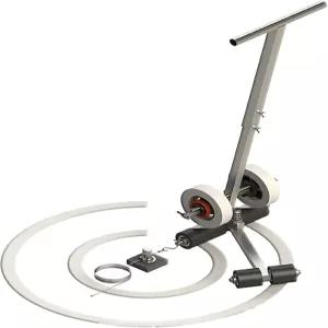 드로잉 서클 키트 플로어 테이프 어플리케이터 진입로용 피클볼 코트 마킹 아스팔트 또는 콘크리트 농구