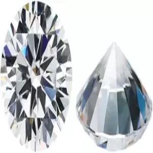 우저우젬 0.810mm 흰색 AAAA 원형 기계 절단 루즈 큐빅 지르코니아 스톤 클리어 CZ 합성 보석 제작용