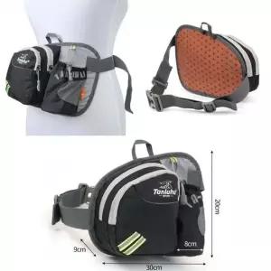 라이트 등산용 힙색 블랙 등산보조가방 힙쌕 허리색 허리쌕