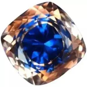 어스 마이닝 피탐바리 사파이어 10.90 Ct 약 내추럴 골드 블루 컬러 쿠션 모양 보석 제작용 희귀 수집용