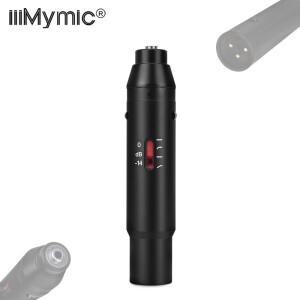 IiMymic 팬텀 전원 어댑터 XLR 수 젠하이저 호환 3.5mm 잭 라발리에 라펠 헤드셋 마이크 악기 48V