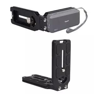 [셀러에이드]카메라 L자형 퀵슈 플레이트 브라켓 삼각대 헤드 DSLR