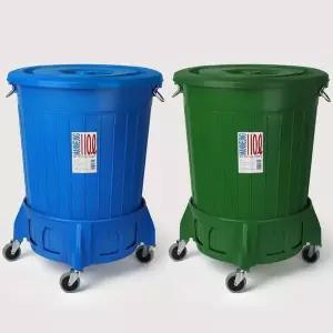 [골드스마일]대형 만능용기 물통 운반구세트 소금보관통 세차통 세차버킷