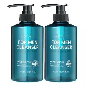 미에뜰 쿨링 남성청결제 500ml 2개 / 저자극 착한성분 남자청결제