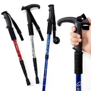 [셀러에이드]등산스틱 4단스틱 접이식 경량듀랄루민 등산지팡이