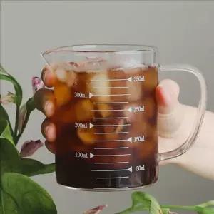 손잡이 내열 유리 계량 컵 다용도 유리 계량 컵 미니